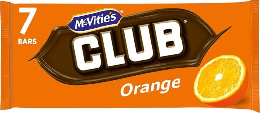 Mcvities Club Orange Biscuits 7 Pack