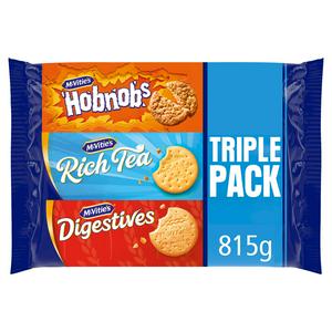 McVitie's Everyday Biscuits Triple Pack 815g