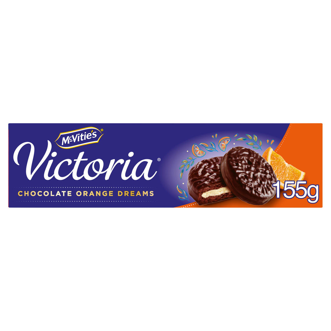 McVitie's Victoria Dark Chocolate Orange Dreams Biscuits 155g