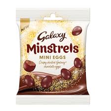 Galaxy Minstrel Mini Eggs Bag Easter 80g - FRAGILE