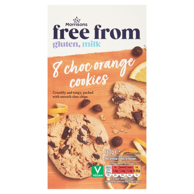 Morrisons Free From Chocolate Orange Cookies 150g- vegan