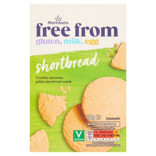 Morrisons Free From Vegan Scottish Shortbread 150g