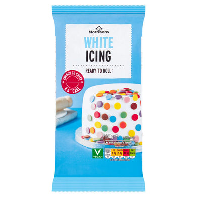Morrisons Ready to roll icing white 500g - CHRISTMAS