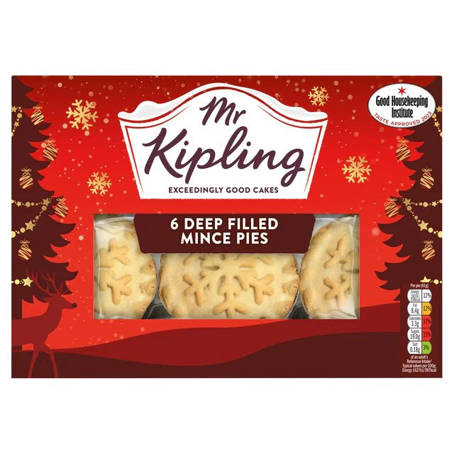 Mr Kipling Mince Pies - FRAGILE- Christmas