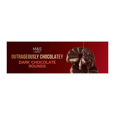 M&S Outrageously Chocolatey Dark Chocolate Rounds 200g