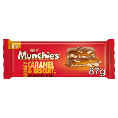 Munchies Milk Chocolate Caramel Biscuit Sharing Block 87g