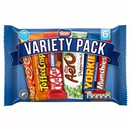 Nestle Variety 6 pack Chocolate Bars