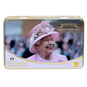 New English Teas Queen Elizabeth II Tea Tin 72 teabags