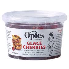 Opies Glace Cherries 200g - CHRISMTAS