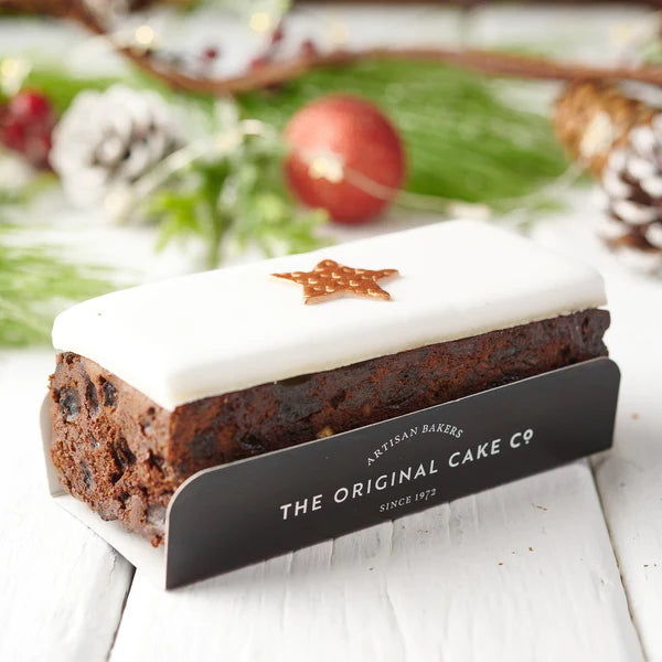 Original Cake Company Top Iced Fruit Cake Bar 350G CHRISTMAS