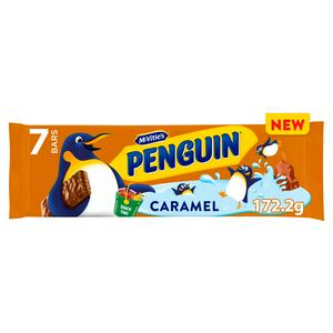 Mcvities Penguins Biscuits CARAMEL Strip 7 pack