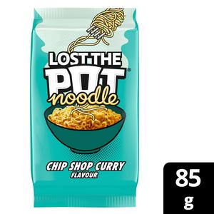 Pot Noodle Lost the Pot Chip Shop Curry Noodles packet 85g