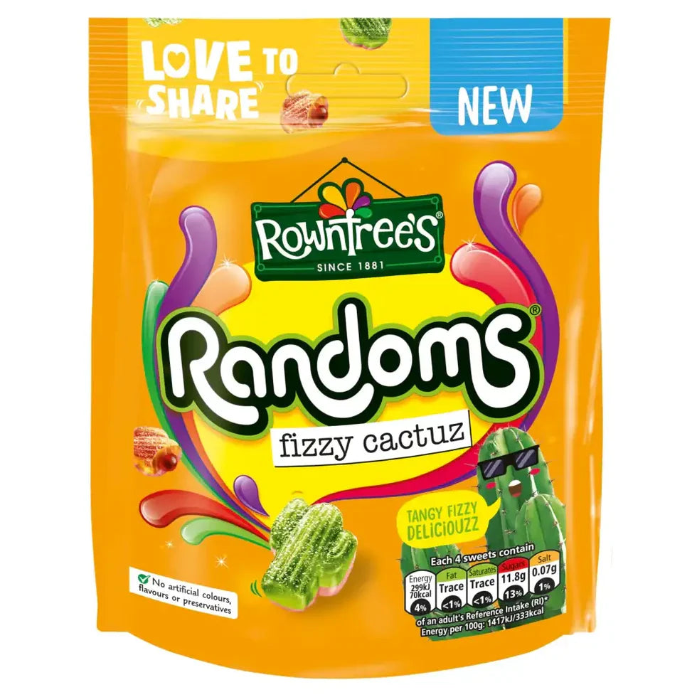Rowntree's Randoms Fizzy Cactuz Bag 140g