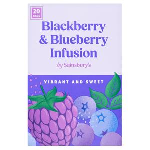 Sainsbury's Blackberry & Blueberry Teabags 20ct