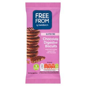 Sainsbury's Deliciously Free From Chocolate Digestives 200g