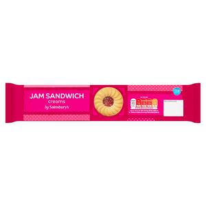 Sainsbury's Jam Sandwich Creams 150g