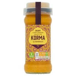 Sainsbury's Creamy Korma 2 Step Cooking Sauce 360g