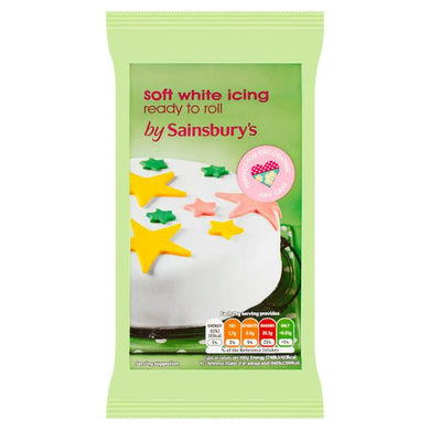 Sainsburys Ready to roll icing white 500g - CHRISTMAS