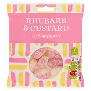 Sainsbury's Rhubarb & Custard Drops 200g