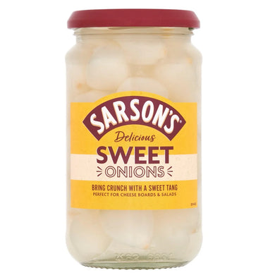 Sarsons Silverskin Onions Sweet & Mild 460g