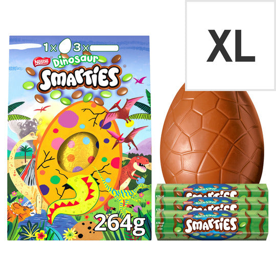 Nestle Smarties Large Dionsaur Easter Egg 226g - FRAGILE