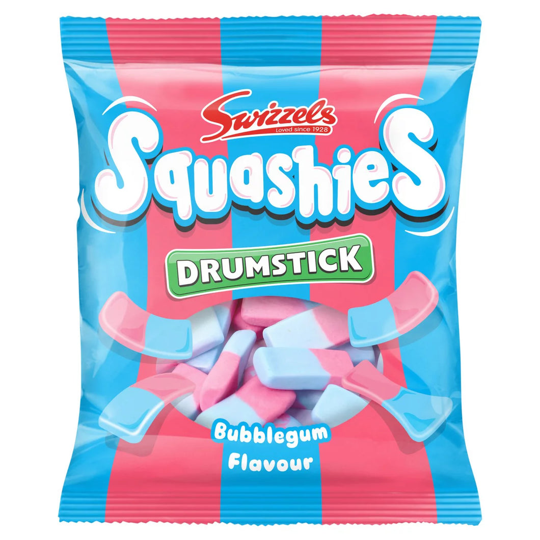 Swizzels Matlow Drumstick Squashies Bubblegum Flavour Bag 140g