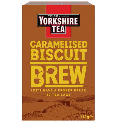 Yorkshire Tea Caramelized Biscuit Brew 40 Teabags