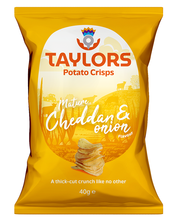 Taylors Mature Cheese & Onion Crisps 150g