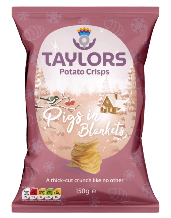 Taylors - Mackie's of Scotland Pigs in Blankets Crisps 150g - CHRISTMAS