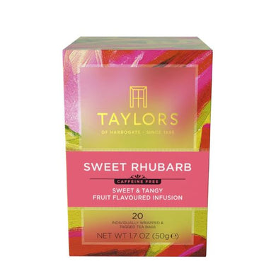 Taylors of Harrogate Sweet Rhubarb Infusion Tea 20ct