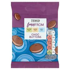 Tesco Vegan Giant Choc Buttons 119g