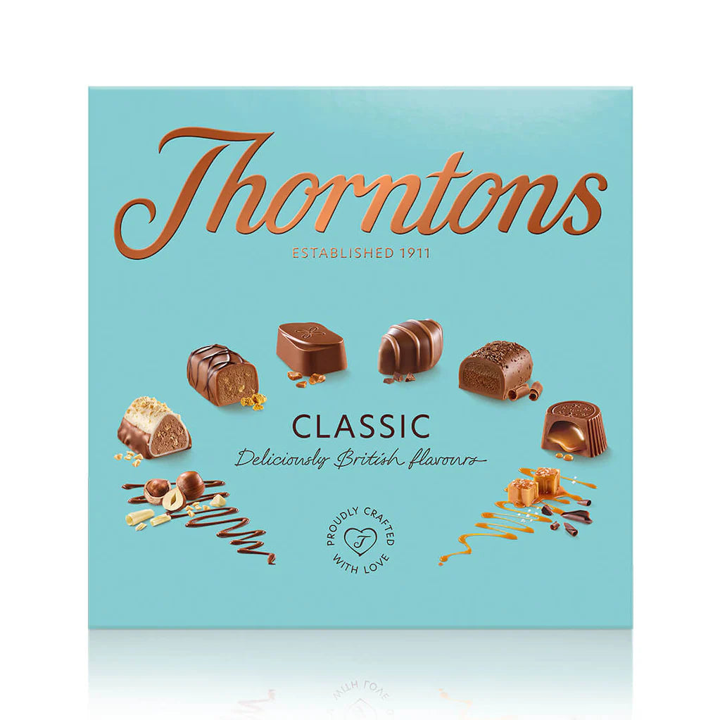 Thorntons Classic Chocolate Assortment Box 262g - CHRISTMAS