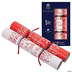 Tom Smith Christmas Crackers #1407 Red & White Family - Christmas