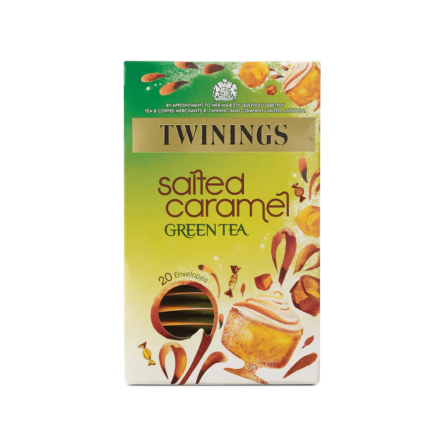 Twinings Green Tea Salted Caramel 20 bags UK