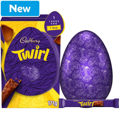 Cadbury Twirl Easter Egg Large 171G - FRAGILE