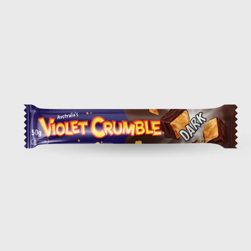 Violet Crumble Chocolate Bar DARK 50g- Australian
