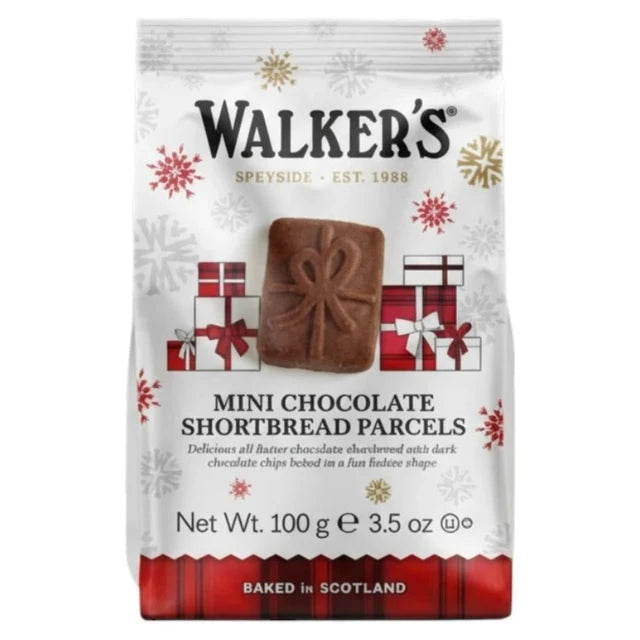 Walkers Shortbread Mini Chocolate Shortbread Bag 4.4oz # 1716 CHRISTMAS