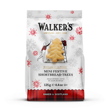 Walkers Shortbread Mini Festive Trees Bag 4.4oz # 1090 CHRISTMAS