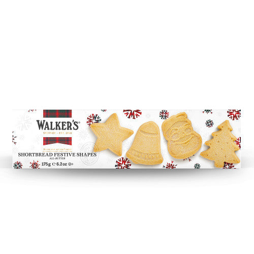 Walkers Shortbread Festive Shapes Box 6.2oz # 1458 - Christmas