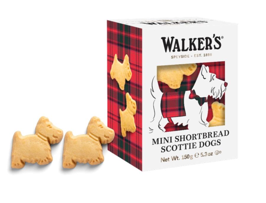 Walkers Mini Shortbread Scottish Dog 3D Carton 5.3oz #1574 - Christmas