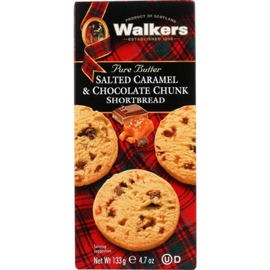 Walkers Shortbread Salted Caramel & Milk Chocolate Chunk 4.7oz # 1565