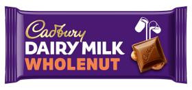 Cadbury Dairy Milk Wholenut Bar 53g Ireland