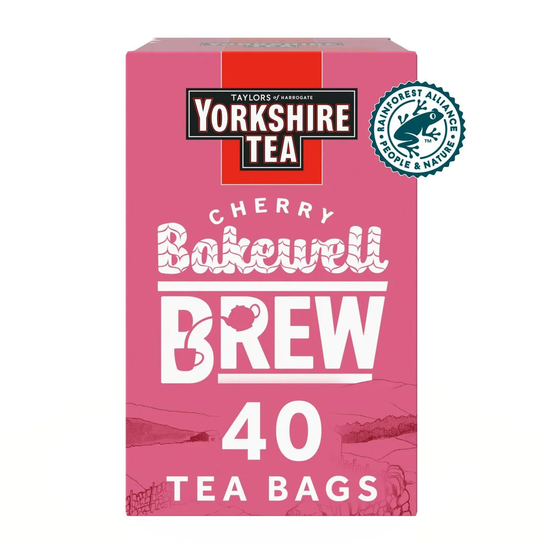 Yorkshire Tea Cherry Bakewell Brew 40 Teabags