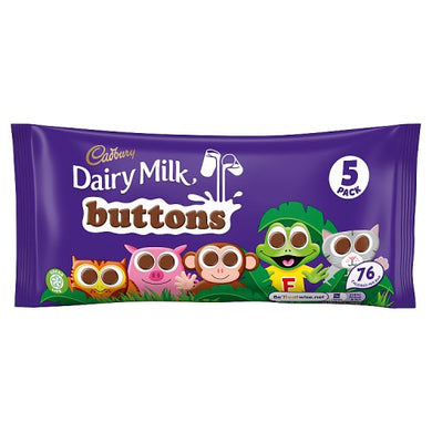 Cadbury Buttons Milk Chocolate 5 PACK 70G