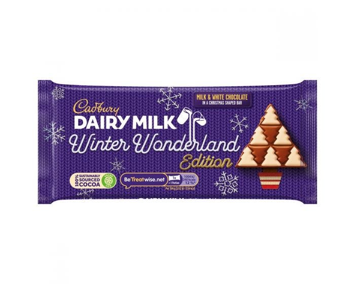 Cadbury Dairy Milk Winter Wonderland Bar 100g CHRISTMAS