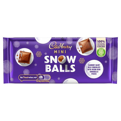Cadbury Dairy Milk Winter Mini Snowball Bar 110g - CHRISTMAS