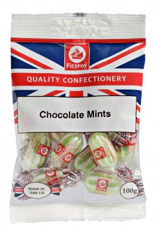 Fitzroy Chocolate Mints 100g Bag
