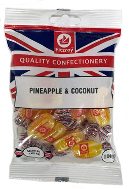 Fitzroy Pineapple & Coconut 100g Bag