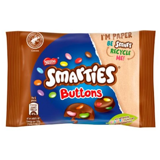 Nestle Smarties Buttons 32.5g Bag
