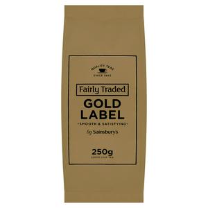 Sainsbury Fairly Traded GOLD Label Loose Leaf Tea 250g